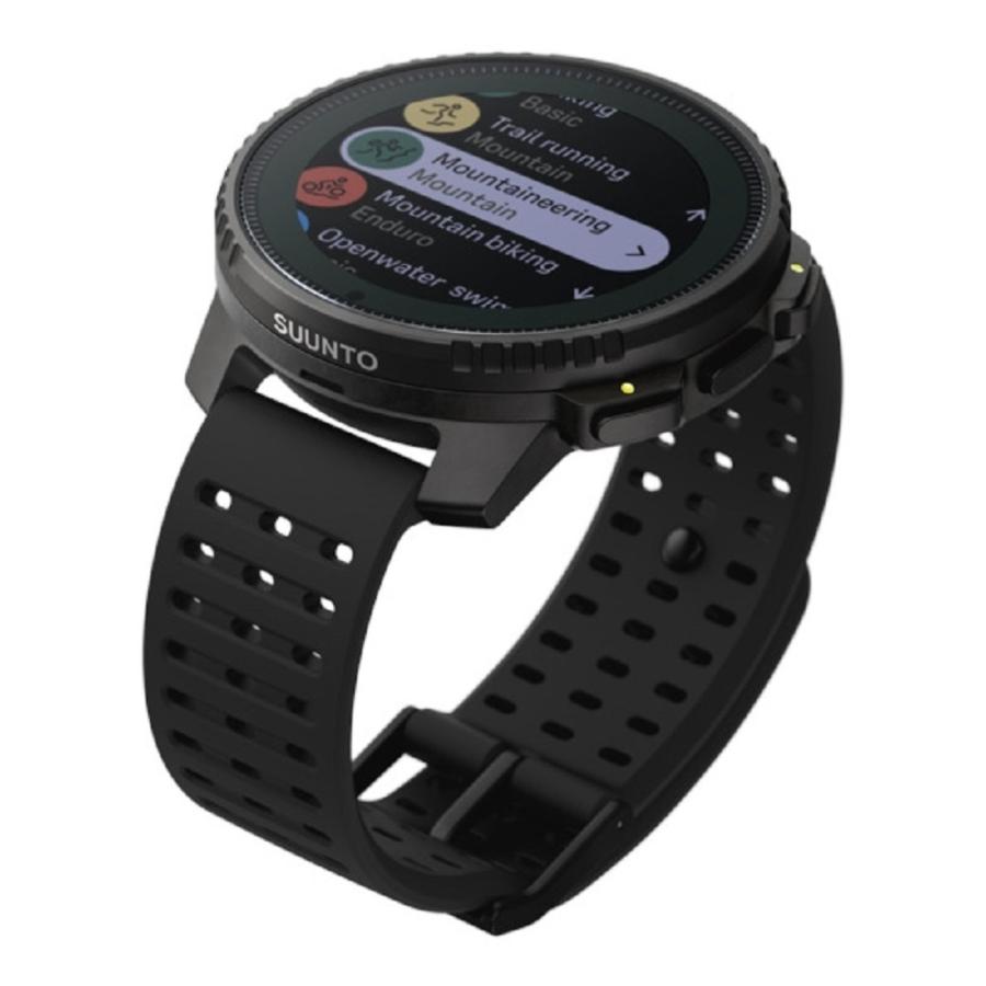 Suunto スント バーティカル STEEL SOLAR ブラック 超美品 SUUNTO（スント） SUUNTO VERTICAL バーティカル STEEL SOLAR ALLBLACK