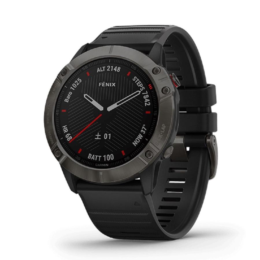 GARMIN ガーミン fenix 6X Sapphire Black DLC 010-02157-43 【安心の 