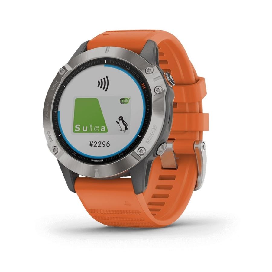 GARMIN ガーミン fenix 6 フェニックス6 Sapphire Ti Gray 010-02158 