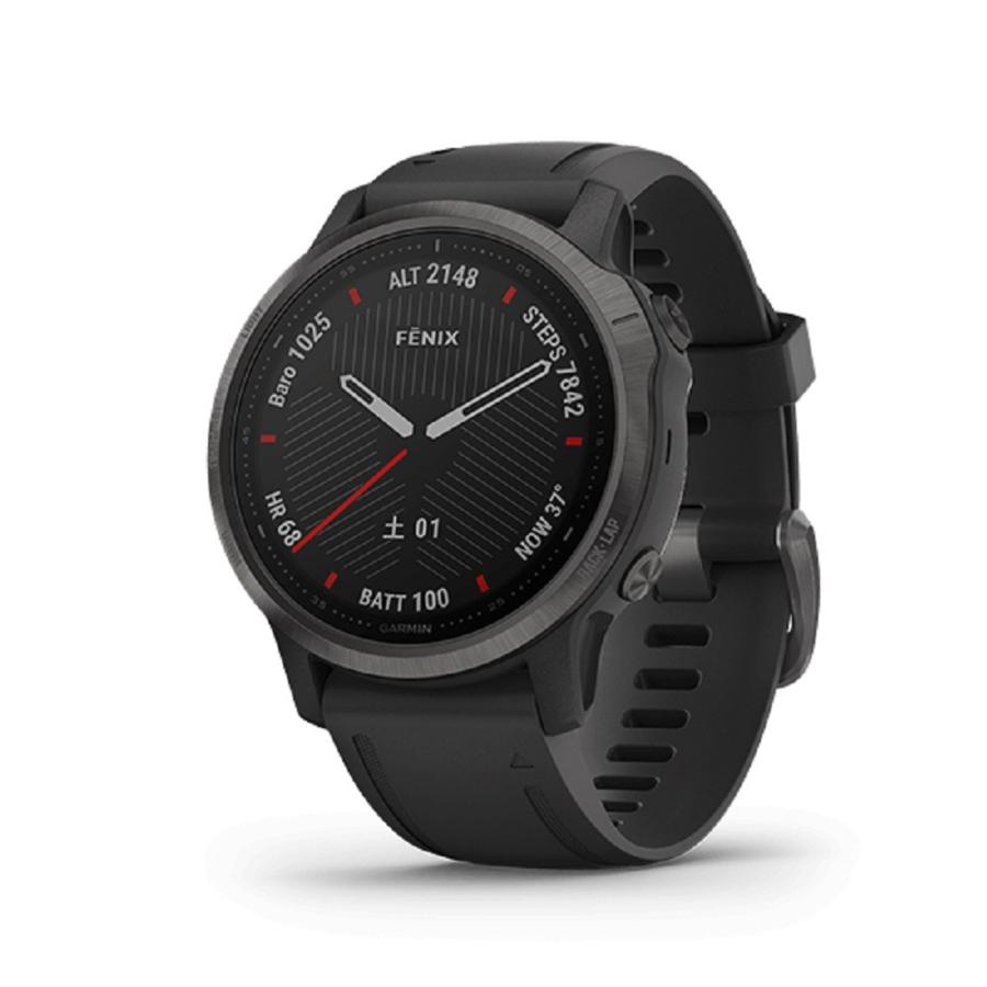 GARMIN ガーミン fenix 6S Sapphire Black DLC 010-02159-7D 【安心のメーカー1年保証】心拍数 血中酸素トラッキング Suica対応
