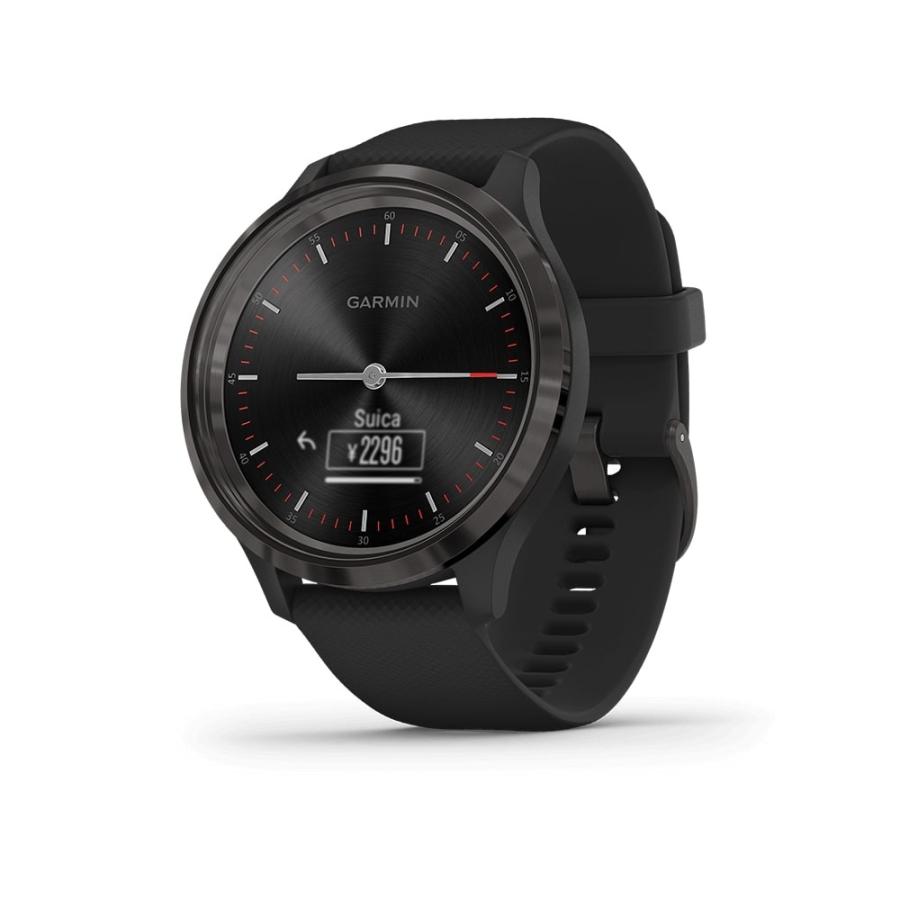 GARMIN ガーミン vivomove 3 ヴィヴォムーブ3 Black/Slate 010-02239-71 【安心のメーカー1年保証】心拍数 血中酸素トラッキング Suica対応｜wbc-store-khm｜02