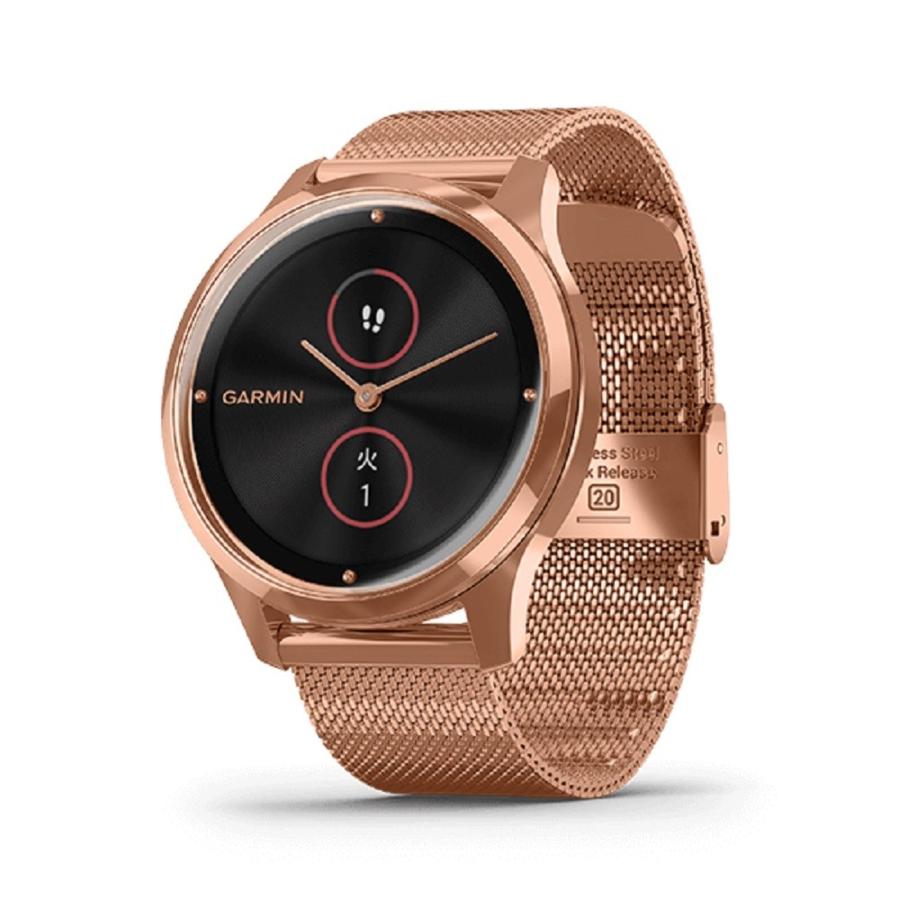 GARMIN ガーミン vivomove Luxe 18K Rose Gold 010-02241-74 【安心の 