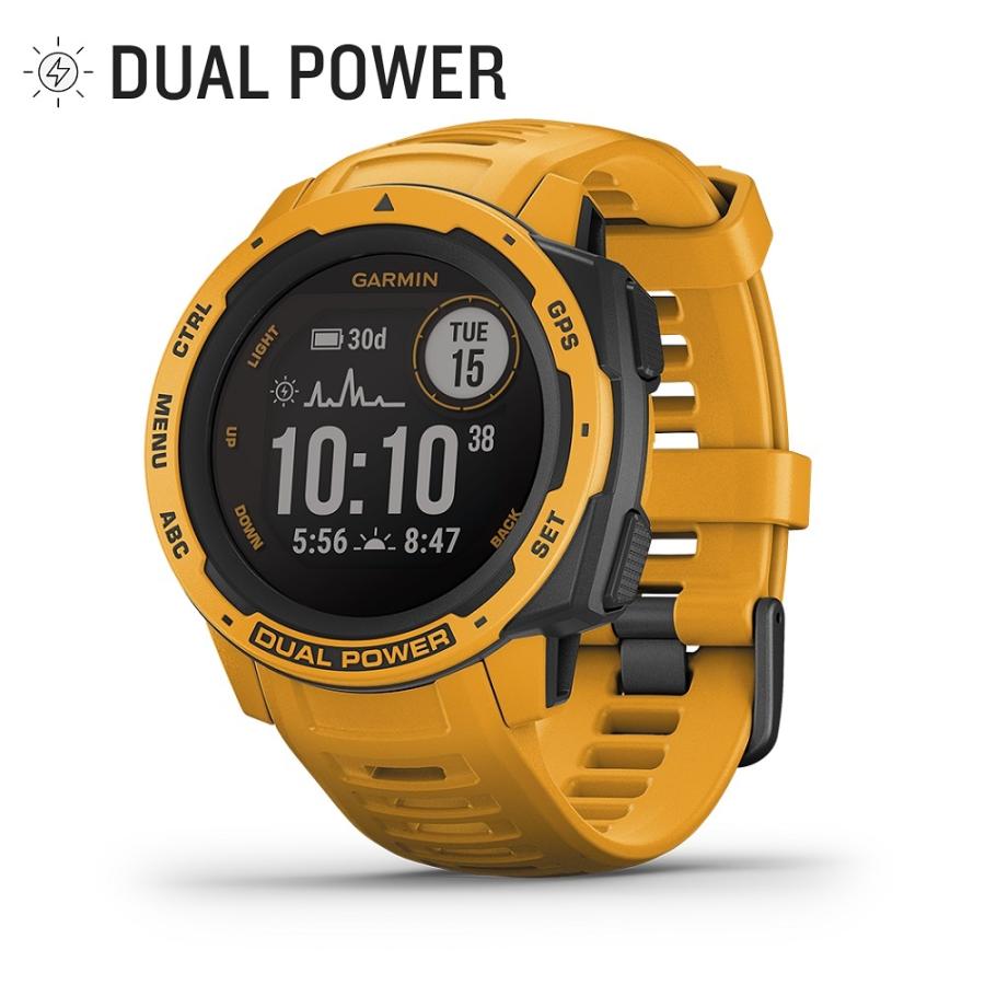 GARMIN ガーミン Instinct Dual Power インスティンクト Sunburst 010 