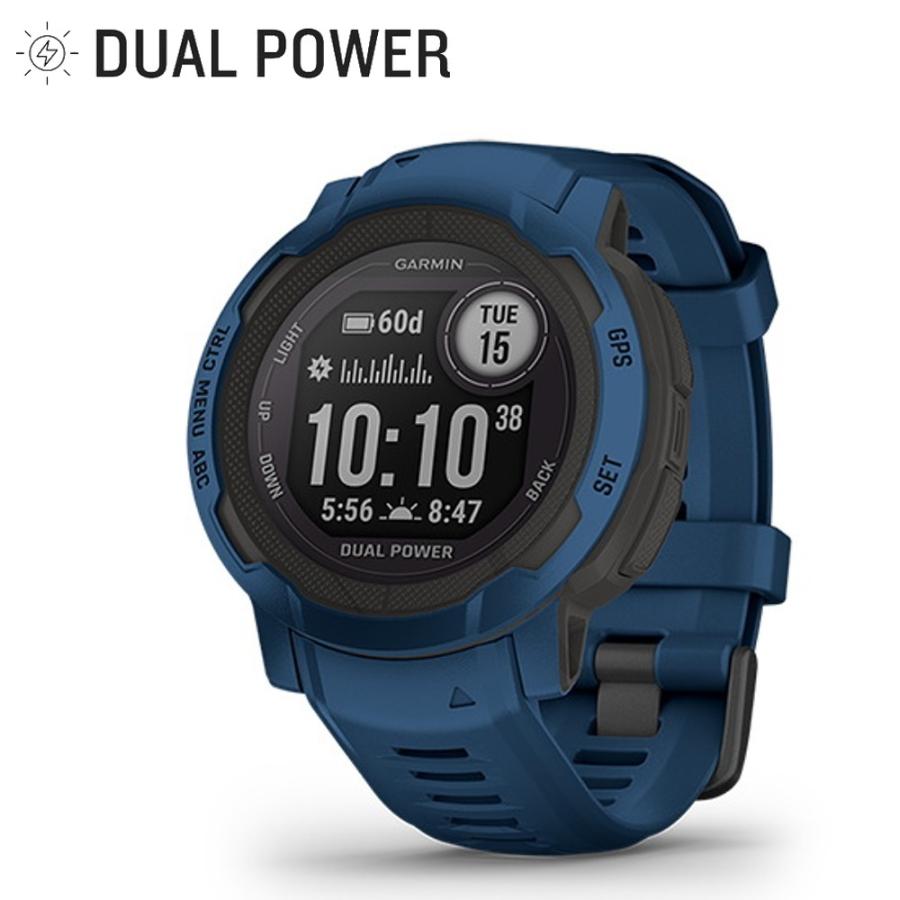 GARMIN ガーミン Instinct 2 Dual Power Tidal Blue 010-02627-46 