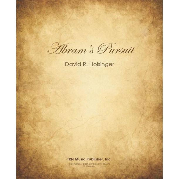 (譜) エイブラムズ・パーシュート / 作曲：デヴィッド・R・ホルジンガー (吹奏)(スコア+パート譜セット)