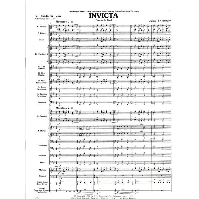 値下げ【吹奏楽・楽譜】シンフォニア・ノビリッシマ（スコア・パート譜