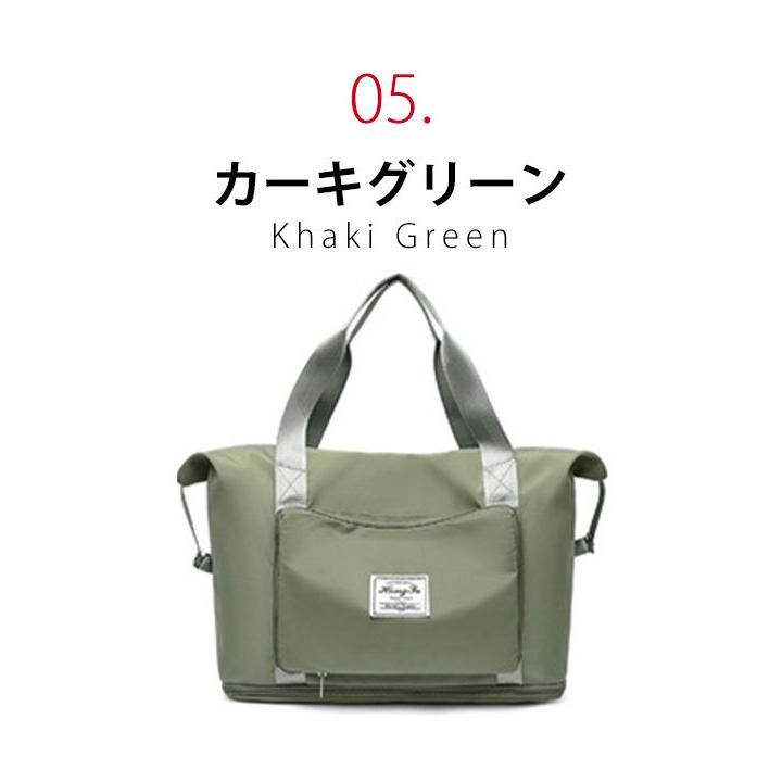 使用感少な目 マルベリー 大容量 旅行用 ボストンバッグ レザー PVC カーキ