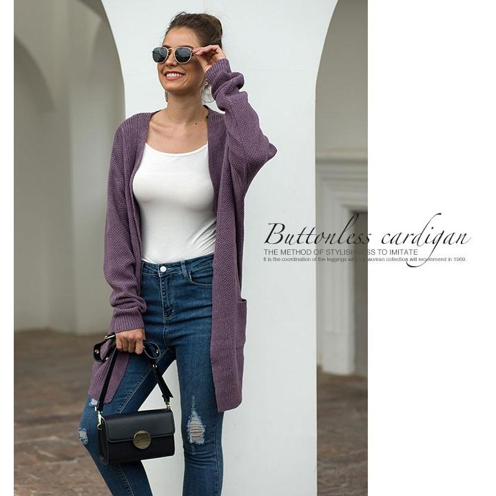 カーディガン レディース 秋 冬 厚手 ロング 大きいサイズ ゆったり 赤 ロングニット ざっくり 韓国 送料無料 Cd 085 Woman Collection 通販 Yahoo ショッピング