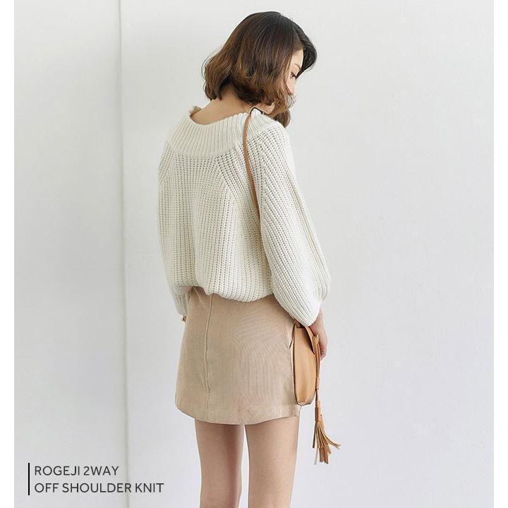 春ニット ざっくりニット レディース 春カラー プチプラ 2way 春ニット ざっくりニット レディース 春カラー プチプラ 2way
