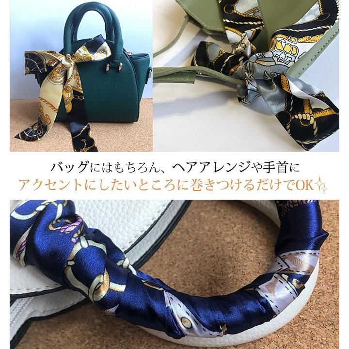 スカーフ ツイリー ツイリースカーフ バンダナ ストール 夏 秋 細い 横長 細長 バッグ 持ち手 首 手首 ベルト メール便送料無料 St 085 Woman Collection 通販 Yahoo ショッピング