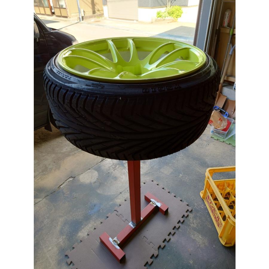 ホイール 塗装 スタンド 塗装スタンド 高さ 105cm 軽量塗装台  