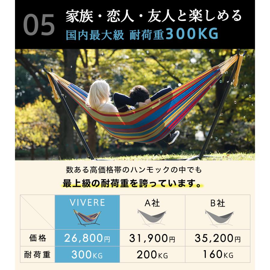 ハンモック 自立式 室内 自立式ハンモック Vivere ビブレ 全米が愛した