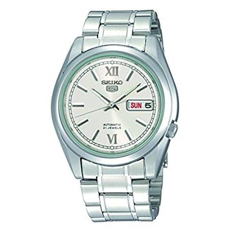 Men's Seiko Year-Round 22 Grey, Strap, Steel Stainless with Watch Automatic 腕時計 本格派ま！