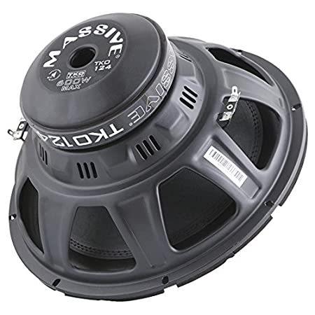 W D Storemassiveオーディオtko 124 Xa0 12 Xa0 デュアル4 Ohm Tkoシリーズ車サブウーハー 日本全国送料無料