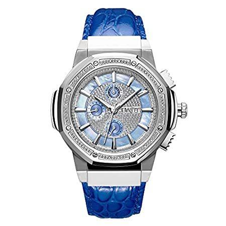 ランキング上位のプレゼント JBW Men 's 10 yr Anniversary Saxon 0.16 CTWダイヤモンド&ステンレススチールWatch jb-6101l-1 腕時計