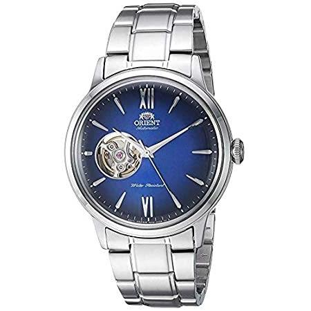 【福袋セール】  手巻き 自動 日本製 ステンレス 「Helios」 メンズ Orient オープンハート ブルー, ディスプレイ, 腕時計