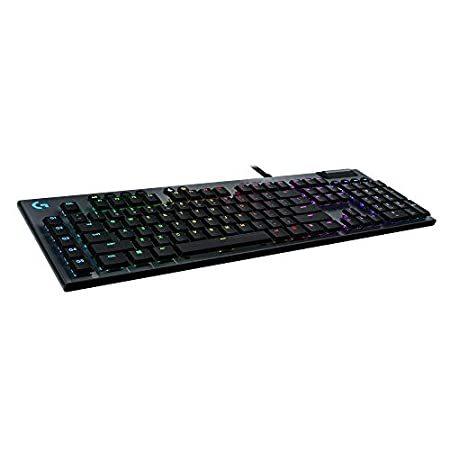 有名なブランド Logitech G815 LIGHTSYNC RGB Mechanical Gaming Keyboard with Low Profile GL キーボード