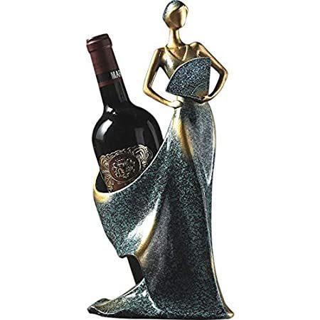 激安ブランド PLAFUETO ワインラックホルダー 頑丈な彫刻ワイン プレミアム樹脂形状 シングルワインアクセサリーボトルスタンド テーブルトップ トールドリンク ワインラック
