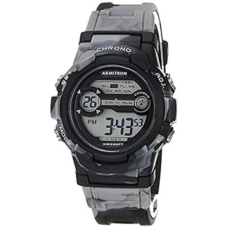 2021公式店舗 Armitron 45/7064 Watch, Strap Resin Chronograph Digital Unisex NEXT Sport 腕時計