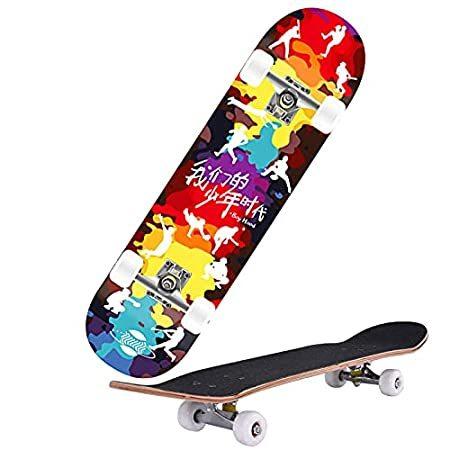 Complete Skateboard Cruiser Board | Short Board | Canadian Maple Deck - Des