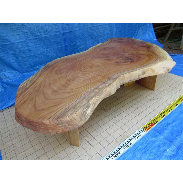 ケヤキ、座卓、ちゃぶ台、テーブル、一枚板、無垢材、天然木、｜wd-nagahara