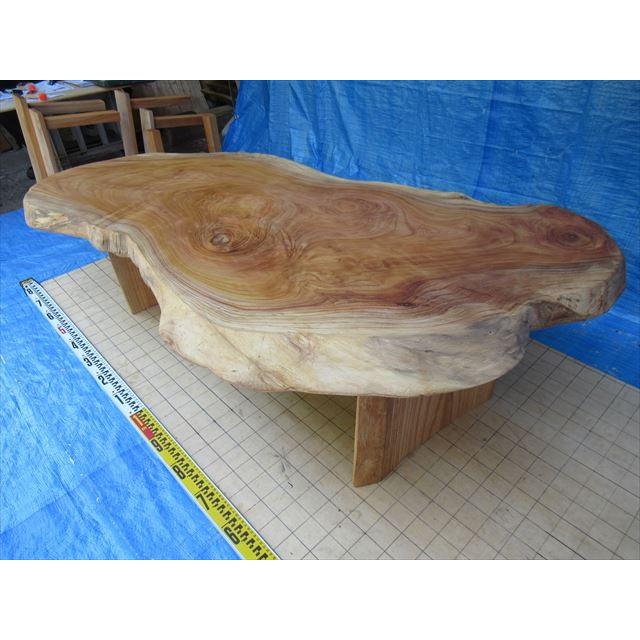 ケヤキ、座卓、ちゃぶ台、テーブル、一枚板、無垢材、天然木、｜wd-nagahara｜02