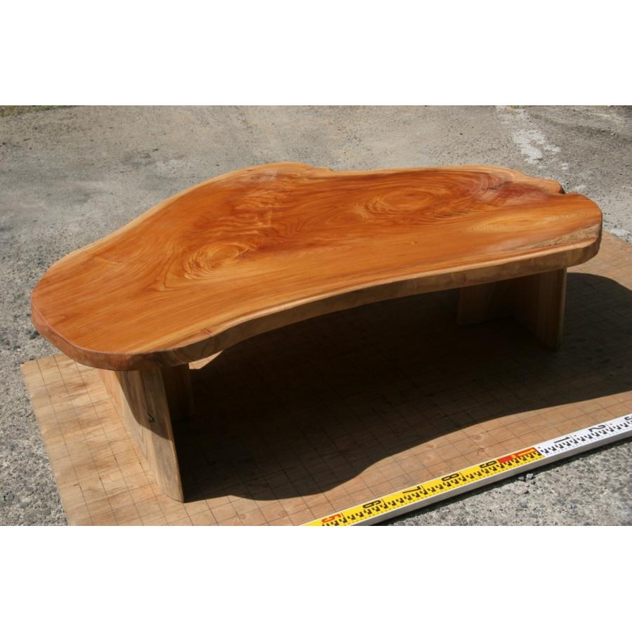 ケヤキ（欅）、ローテーブル、座卓、テーブル、無垢材、一枚板、天然木、