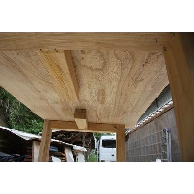 しい（椎の木）、テーブル脚（1組）、無垢材、天然木、一枚板、 : Wood