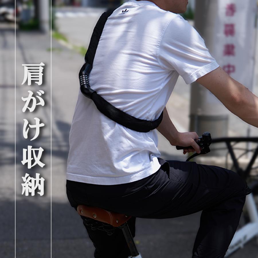 チェーンロック 自転車 カギ 鍵 ダイヤル式 頑丈 軽量 鍵不要 自転車ロック 120cm 160cm 防犯 ロードバイク 暗証番号 盗難防止 クロスバイク コンパクト | ブランド登録なし | 12