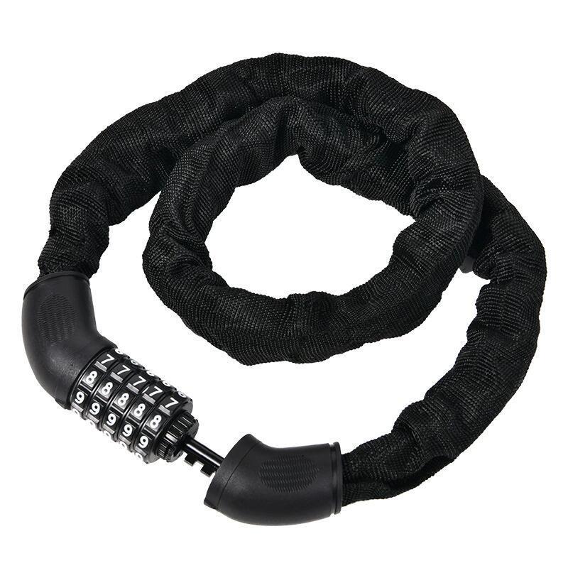 チェーンロック 自転車 カギ 鍵 ダイヤル式 頑丈 軽量 鍵不要 自転車ロック 120cm 160cm 防犯 ロードバイク 暗証番号 盗難防止 クロスバイク コンパクト | ブランド登録なし | 02