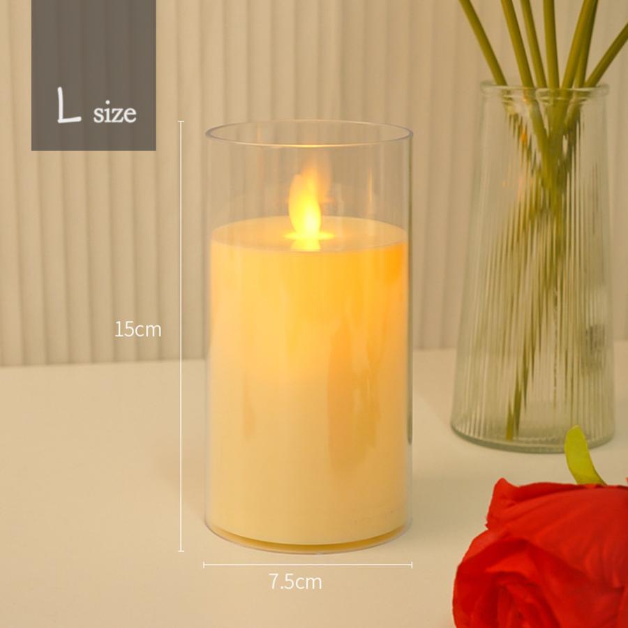ledろうそく LED キャンドルライト ゆらぎ 電池式 明るい 仏壇 おしゃれ キャンドルランタン 間接照明 インテリア ミニ 蝋燭 ロウソク | ブランド登録なし | 08