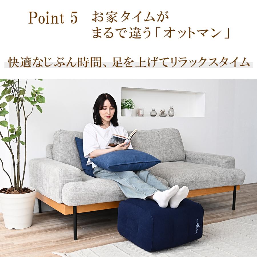 フットレスト 飛行機 車 フットレスト デスク 足置き オットマン デスク下 座椅子 チェア ポンプ エアー 快眠 新幹線 クッション 爆買 | ブランド登録なし | 13