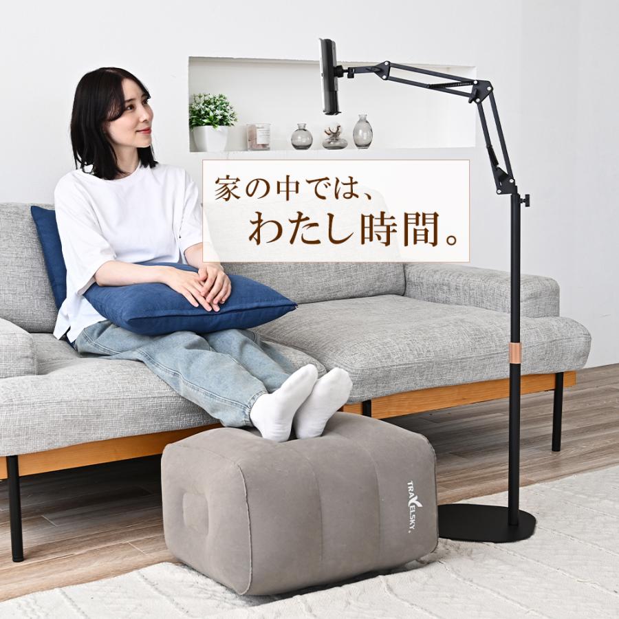 フットレスト 飛行機 車 フットレスト デスク 足置き オットマン デスク下 座椅子 チェア ポンプ エアー 快眠 新幹線 クッション 爆買 | ブランド登録なし | 02