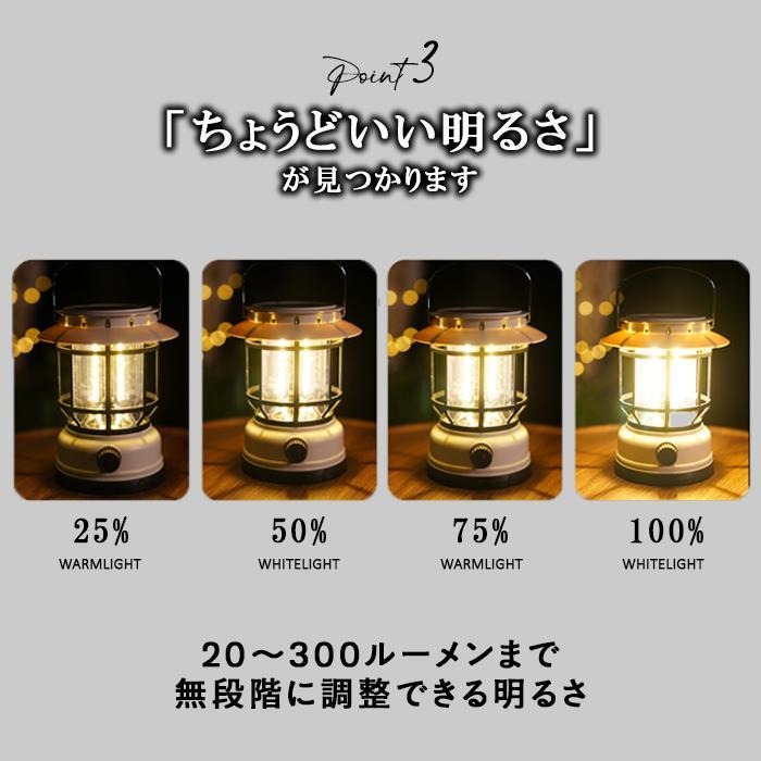 ランタン ソーラー LED 充電式 おしゃれ 小型 明るい ミニ ledライト 屋外 照明 キャンプ usb 明るい 防水 防災 | ブランド登録なし | 07