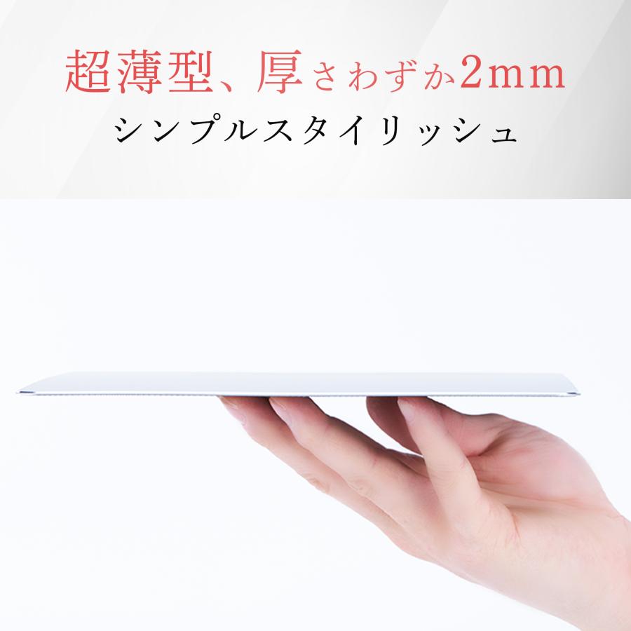 マウスパッド おしゃれ アルミ ゲーミング 男性 女性 手首 かわいい シンプル PC パソコン 持ち運び 薄型 小型 滑り止め | ブランド登録なし | 02