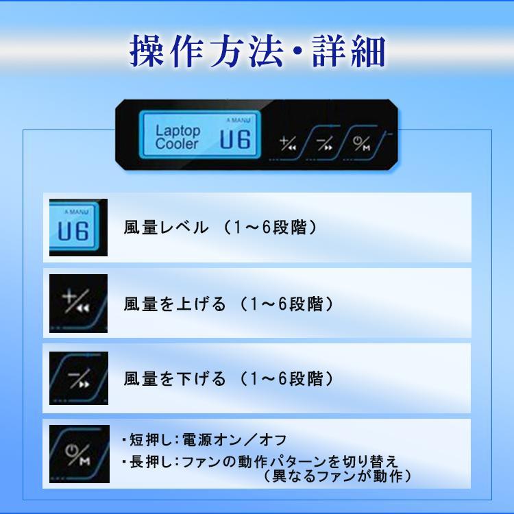 ノートパソコンスタンド PCスタンド 冷却 パソコン冷却台 パソコンスタンド 静音 usb ノートPC 折りたたみ 角度調整 冷却パッド 冷却ファン | ブランド登録なし | 06
