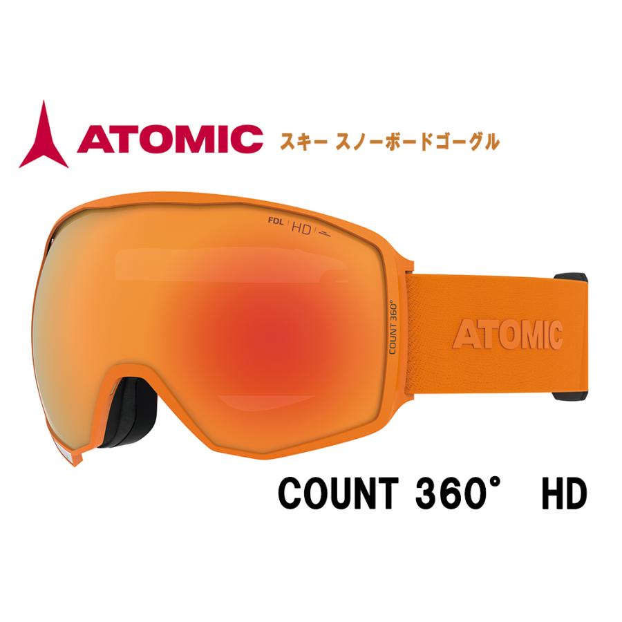 ATOMIC（アトミック） 【訳有】ATOMIC COUNT 360° HD GOGGLE ゴーグル