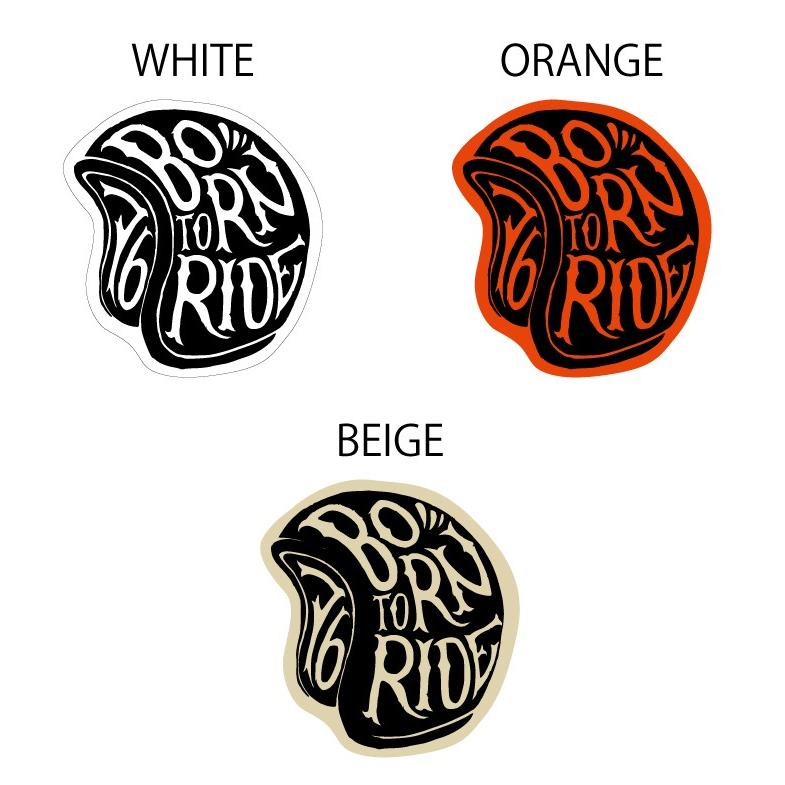 ステッカー No 1237 BORN TO RIDE : ゼネラルステッカー - 通販