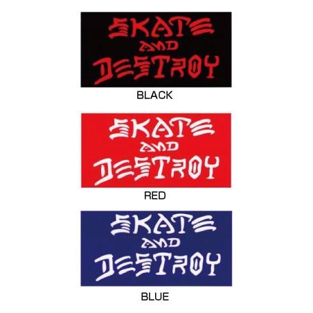 ステッカー No 1239 THRASHER SKATE AND DESTROY BIG : ゼネラル 