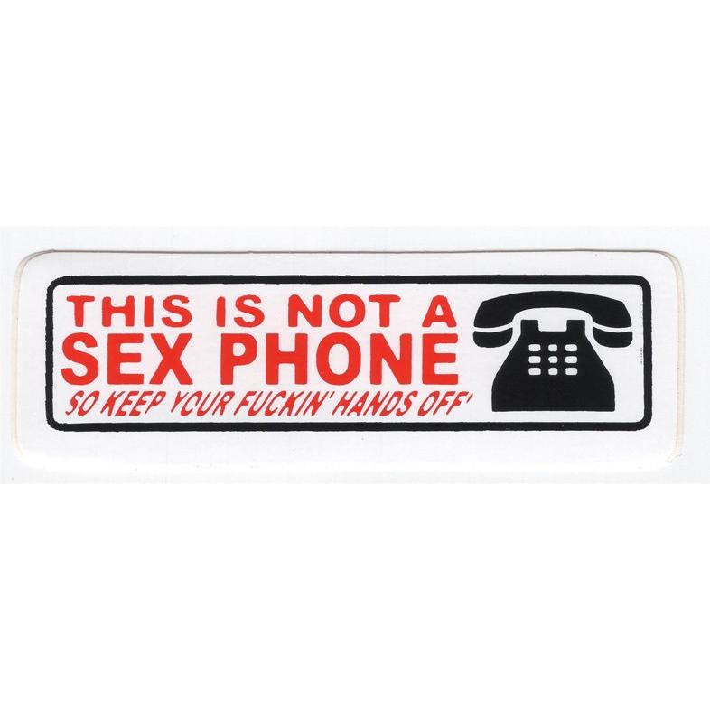 ステッカー No 124 SEX PHONE : ゼネラルステッカー - 通販 - Yahoo