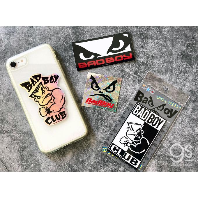 BADBOY ダイカットステッカー ロゴ レッド バッドボーイ 90年代 BADBOY ダイカットステッカー ロゴ レッド バッドボーイ 90年代
