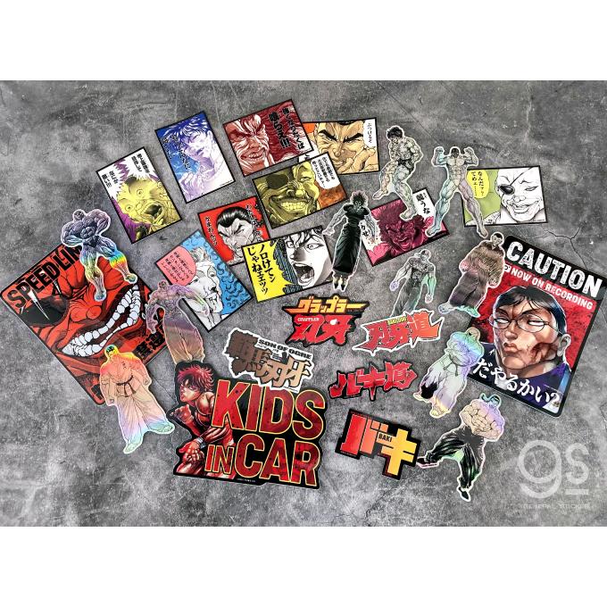 グラップラー刃牙 ホログラムステッカー 愚地独歩 バキ キャラクターステッカー 漫画 アニメ 格闘 地上最強 刃牙道 週刊少年チャンピオン Baki005 Gs 公式 Baki 005 ゼネラルステッカー 通販 Yahoo ショッピング