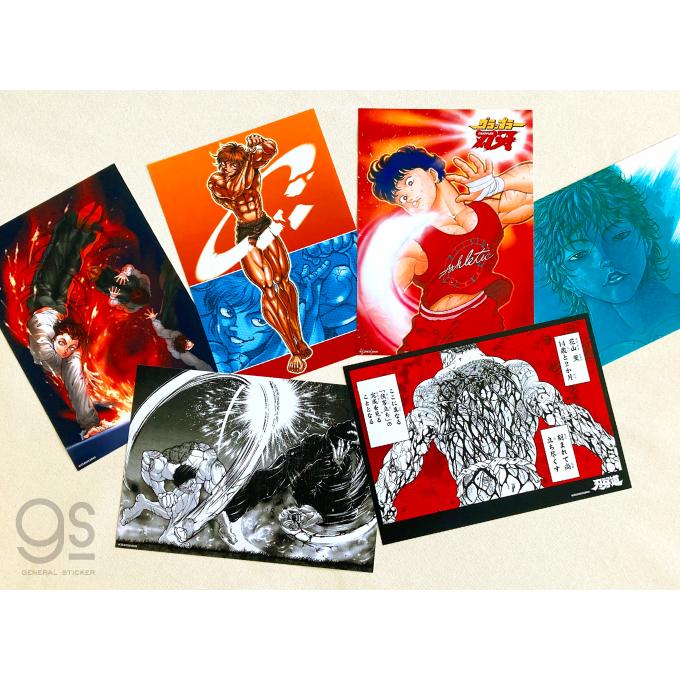 グラップラー刃牙 フォトアートポスター 花山殴る 範馬刃牙 バキ