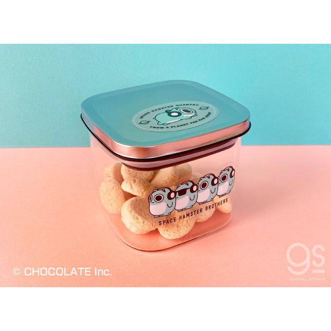 BLUE HAMHAM SPACE HAMSTER/透明ステッカー キャラクターステッカー