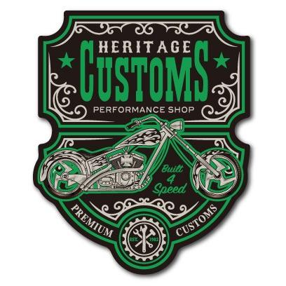 バイカーステッカー BIKER STICKER バイク ハーレー ヘルメット