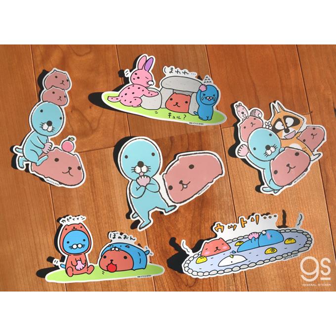 全6種セット ぼのぼの×カピバラさん まとめ買い キャラクター