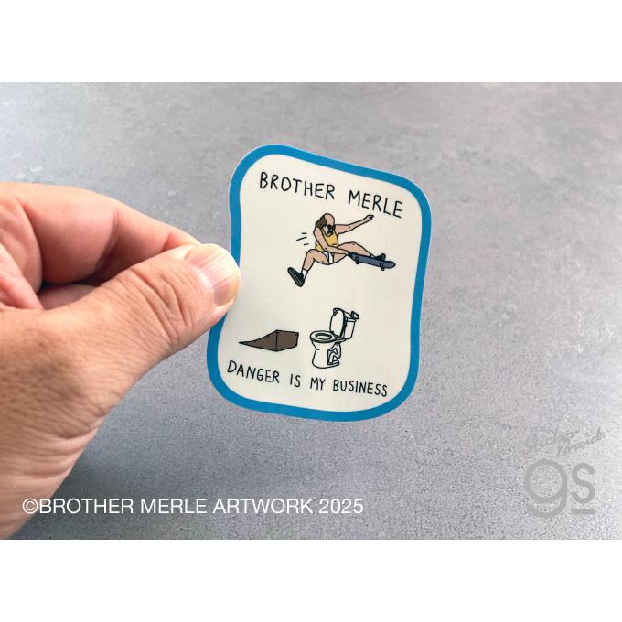 BROTHER MERLE ダイカットステッカー BENICACA ブラザーマール