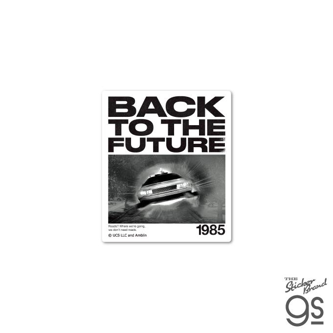 BTTF ダイカットステッカー BACK TO THE FUTURE 1985 バック・トゥ・ザ