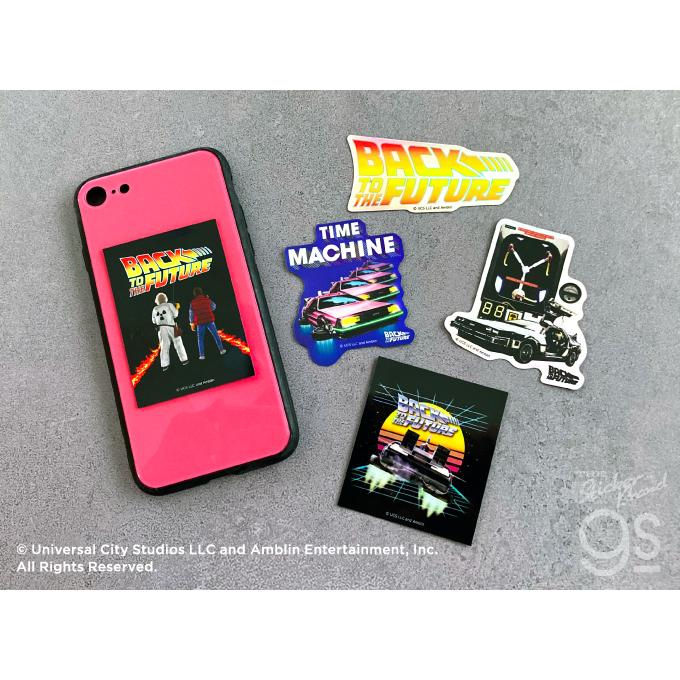 BTTF ホログラムステッカー ロゴ バック・トゥ・ザ・フューチャー BACK