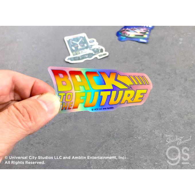 BTTF ホログラムステッカー デロリアン バック・トゥ・ザ